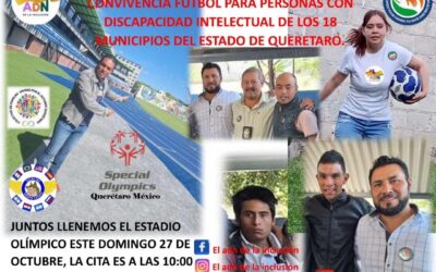 Primer Encuentro Estatal de fútbol de personas con discapacidad motriz e intelectual